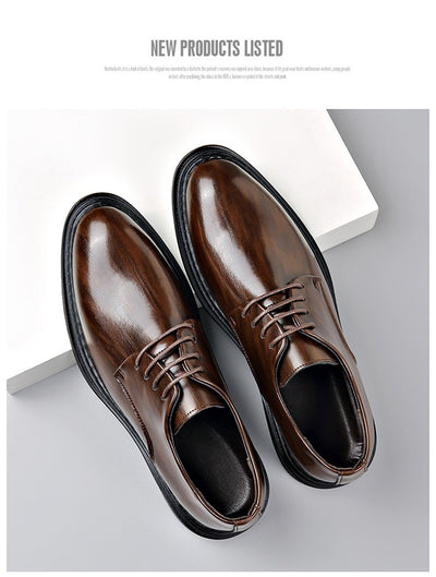 Zapatos de Cuero para Hombre - Elegancia Formal para Bodas y Eventos - Image 15