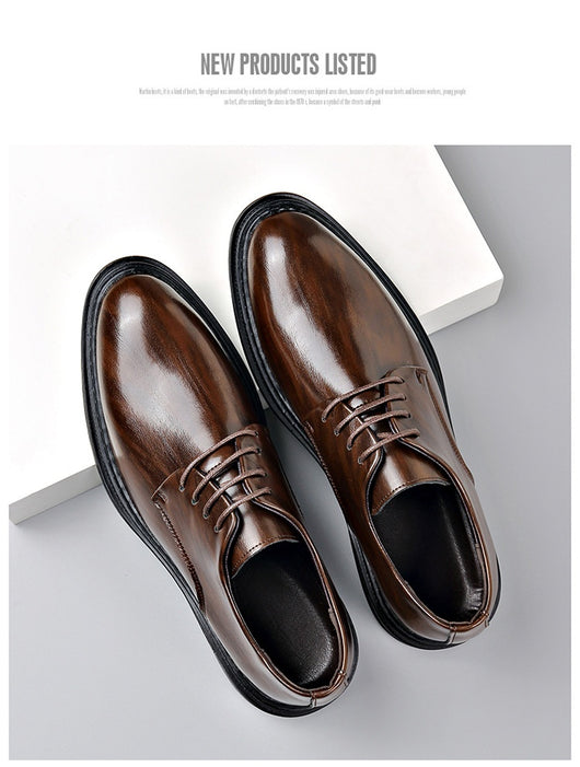 Zapatos de Cuero para Hombre - Elegancia Formal para Bodas y Eventos - Image 15