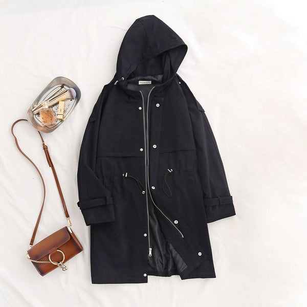 Impermeable Tipo Trinchera para Mujer - Cortaviento Moderno - Image 20
