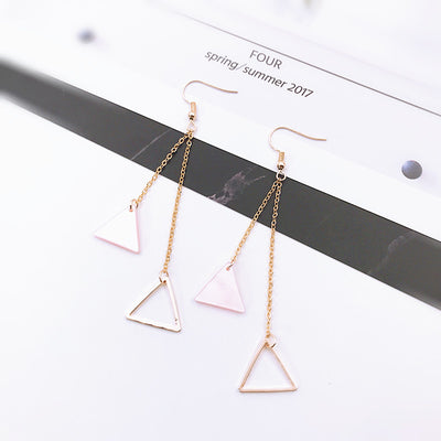 Aretes Coreanos Asimétricos con Flor de Perla y Moño - Image 47