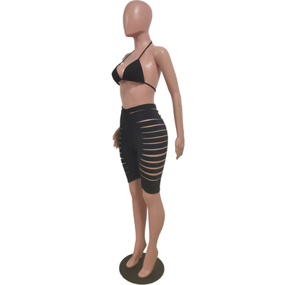 Bikini Floral Calado - Conjunto de Dos Piezas para Vacaciones - Image 17