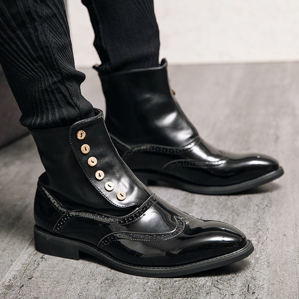 Botas Martin de Cuero Premium para Hombre - Estilo Urbano y Personalidad