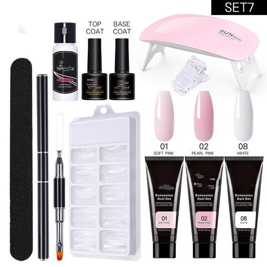 Set de Adhesivo Gel para Uñas Artísticas 15ml con Fotocurado - Image 7
