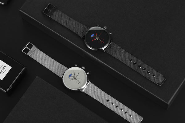 Reloj para Hombre Dos Lunas - Diseño Minimalista