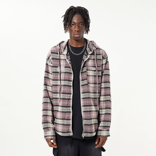 Chaqueta Camisa a Cuadros con Capucha - Image 13