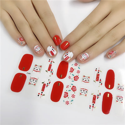 Esmalte de Uñas Premium con Adhesivos Decorativos - Image 4