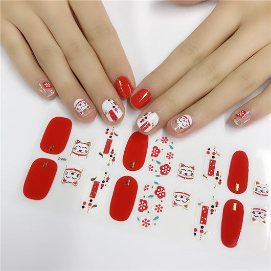 Esmalte de Uñas Premium con Adhesivos Decorativos - Image 4