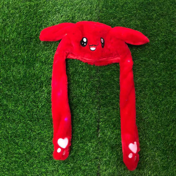 Gorro con Orejas de Conejo Móviles y Bolsa de Aire Plus Terciopelo