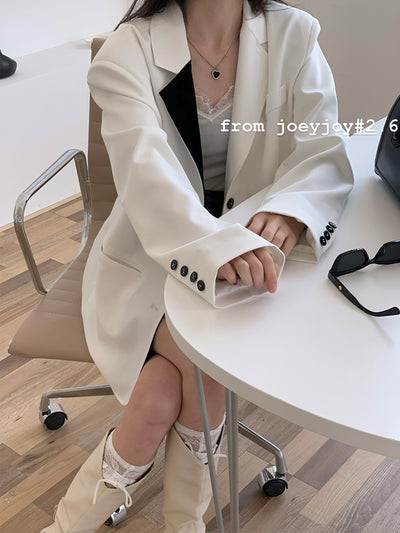 Traje Blazer Blanco Mujer - Elegancia y Sofisticación Urbana - Image 4
