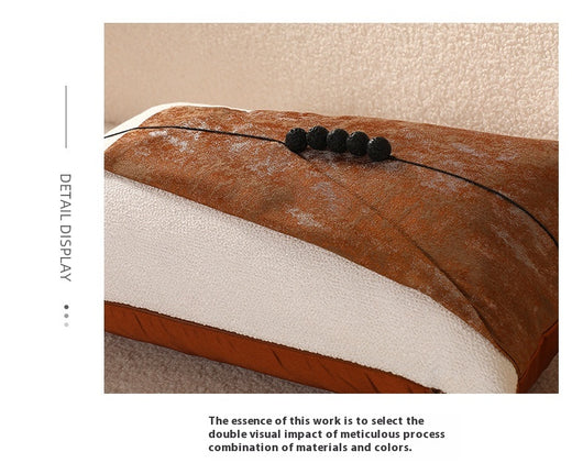 Funda de Almohada Premium Algodón y Lino Estilo Chino Contemporáneo - Image 17