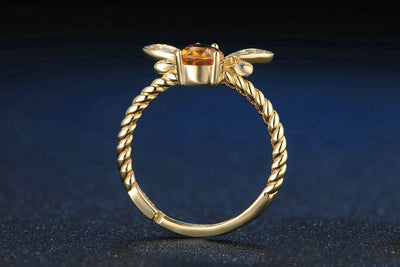 Anillo de Citrino con Abeja - Image 6
