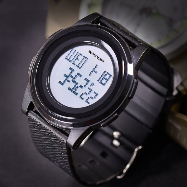 Reloj Electrónico Deportivo con LED Luminoso e Impermeabilidad