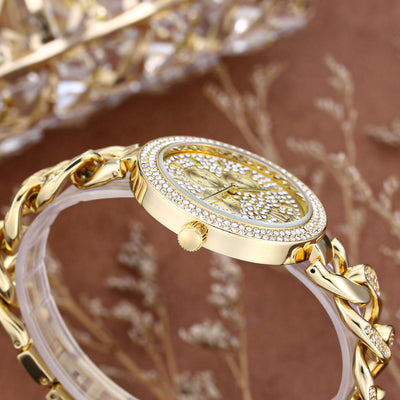 Reloj Hip Hop Cadena Cubana Diamantes Cuarzo - Image 16