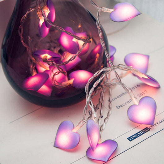 Cadena de Luces Decorativas con Corazones - Iluminación Romántica - Image 8