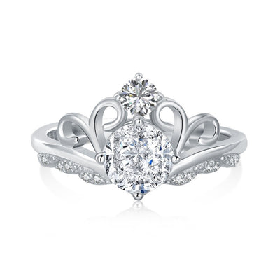 Anillo de Moda con Corona Abierta para Mujer - Image 6