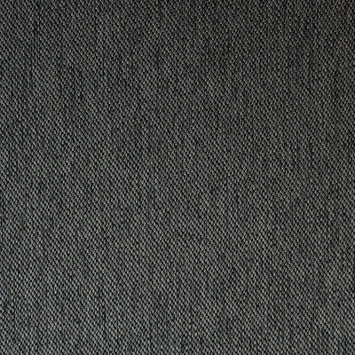 Close-up of a dark gray thickening double-sided linen-look jacquard curtain fabric with a textured weave. - Image 6