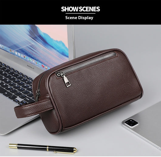 Cartera de Cuero para Hombre - Portadocumentos Ejecutivo de Gran Capacidad - Image 33
