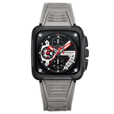 Reloj de Pulsera Cuadrado Multifunción con Seis Agujas para Hombre - Image 4