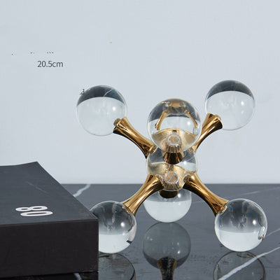 Decoración Molecular de Cristal Luxury para Sala de Estar y Mueble TV - Image 8