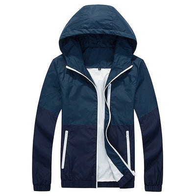 Chamarra Impermeable Unisex Primavera Otoño con Capucha - Image 9