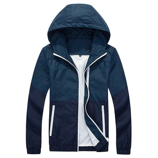 Chamarra Impermeable Unisex Primavera Otoño con Capucha - Image 9