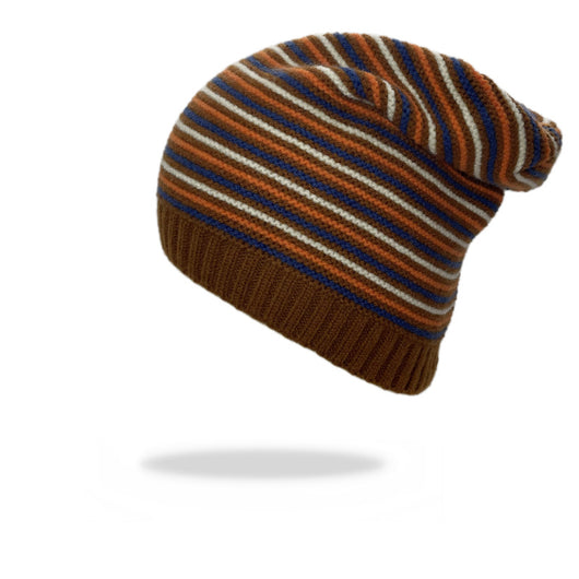Gorro de Lana Tejido a Rayas - Calidez y Estilo - Image 2
