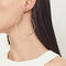 Aretes de Negocio Minimalistas con Elementos Geométricos para Mujer