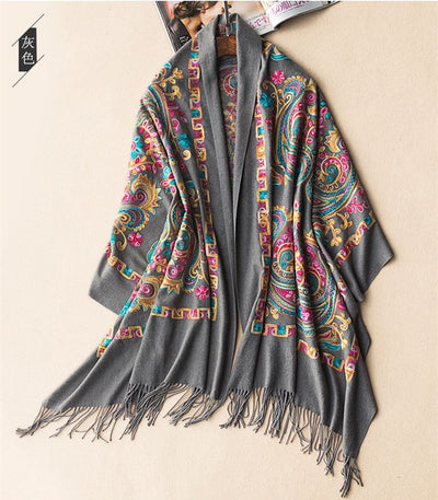 Bufanda Estilo Tradicional Chino - Colección Versátil de Chales - Image 19