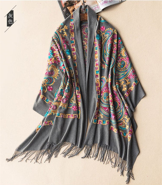 Bufanda Estilo Tradicional Chino - Colección Versátil de Chales - Image 19