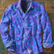 Camisa Manga Larga con Bloques de Color Estampada para Hombre