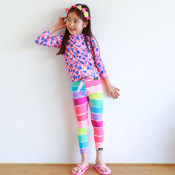 Traje de Baño Infantil de Manga Larga con Protección Solar