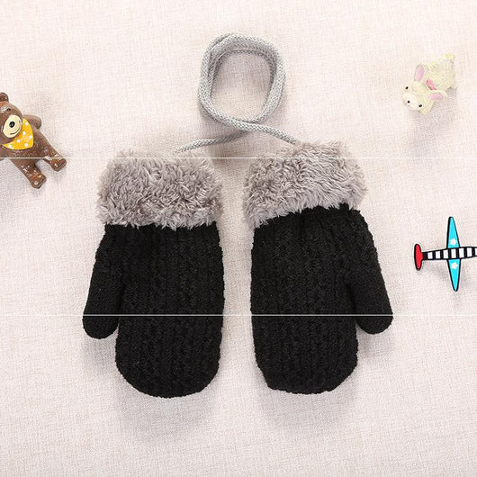 Guantes Térmicos de Punto con Cuello y Forro de Terciopelo - Image 3