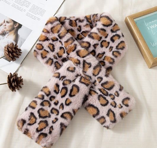Bufanda de Leopardo Gruesa y Suave para Otoño e Invierno - Image 16