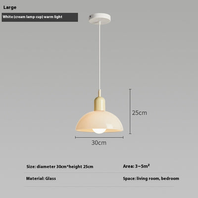 Lámpara Colgante Bauhaus Retro de Cristal para Restaurante - Image 10
