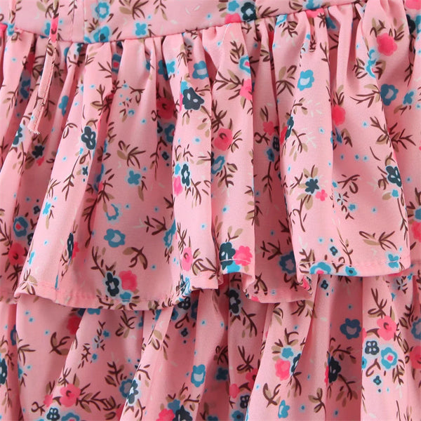 Falda Corta Floral Cake Sweet para Mujer