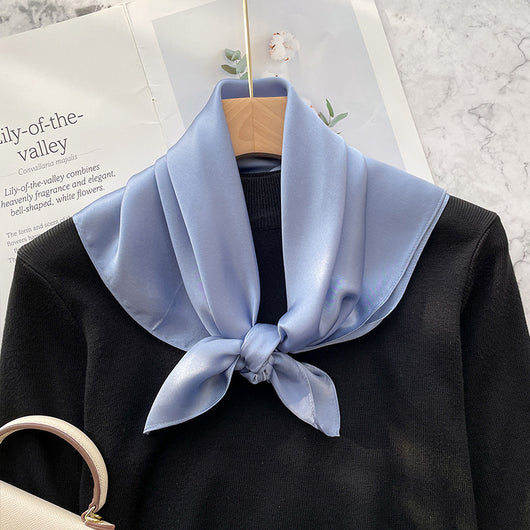 Pañuelo de Seda Elegante Retro para Primavera y Otoño - Image 3