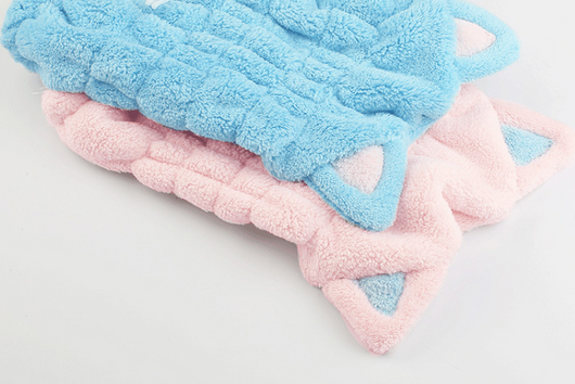 Toalla de Secado con Orejas de Gato - Absorción Rápida y Diseño Adorable - Image 3