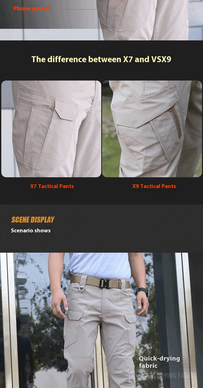 Pantalones Tácticos Transpirables de Secado Rápido con Bolsillos - Image 20