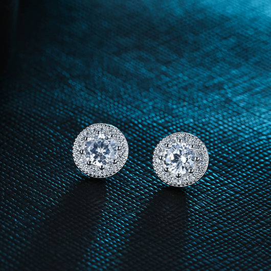 Aretes de Diamantes Clásicos