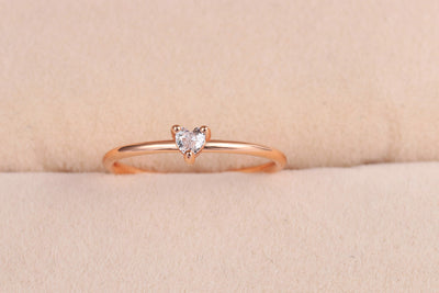 Anillo de Corazón Elegante para Mujer con Circonia y Baño de Oro Real - Image 15