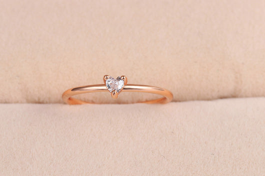 Anillo de Corazón Elegante para Mujer con Circonia y Baño de Oro Real - Image 15