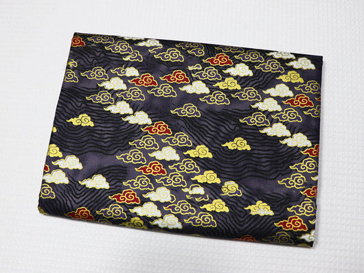 Tela de Algodón Japonesa Zefeng con Dorado y Estampado Activo - Image 12