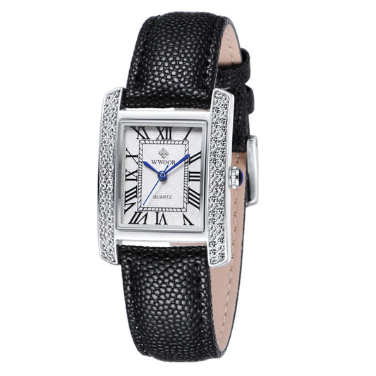 Reloj de pulsera para mujer con correa de cuero - Image 2