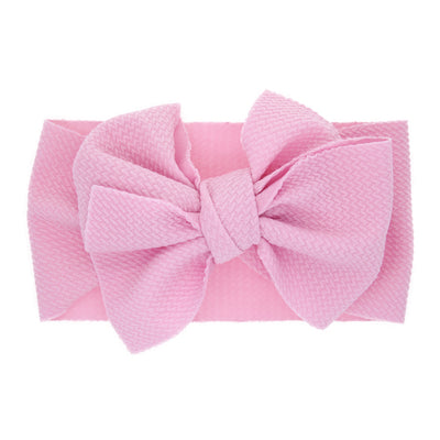 Diadema con Moño para Recién Nacido - Colores Sólidos - Image 26