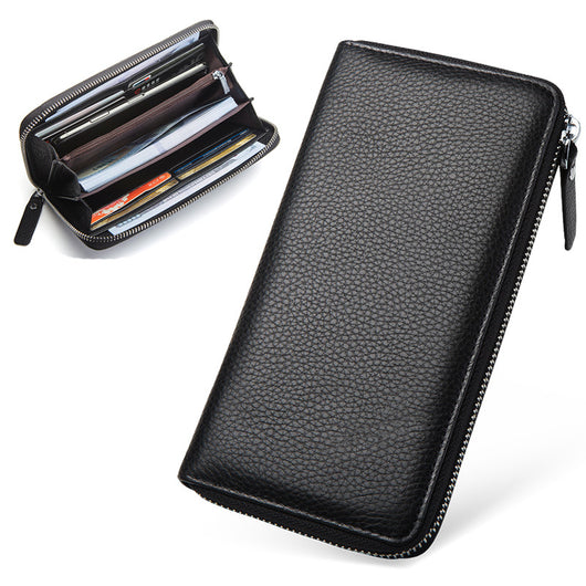 Billetera Larga de Cuero Genuino Premium - Portamonedas Ejecutivo - Image 4