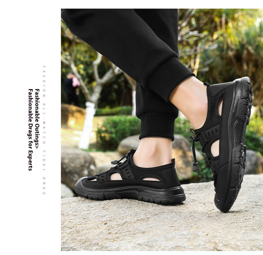 Sandalias Deportivas con Botón Giratorio para Hombre - Comodidad Playa y Casual - Image 24