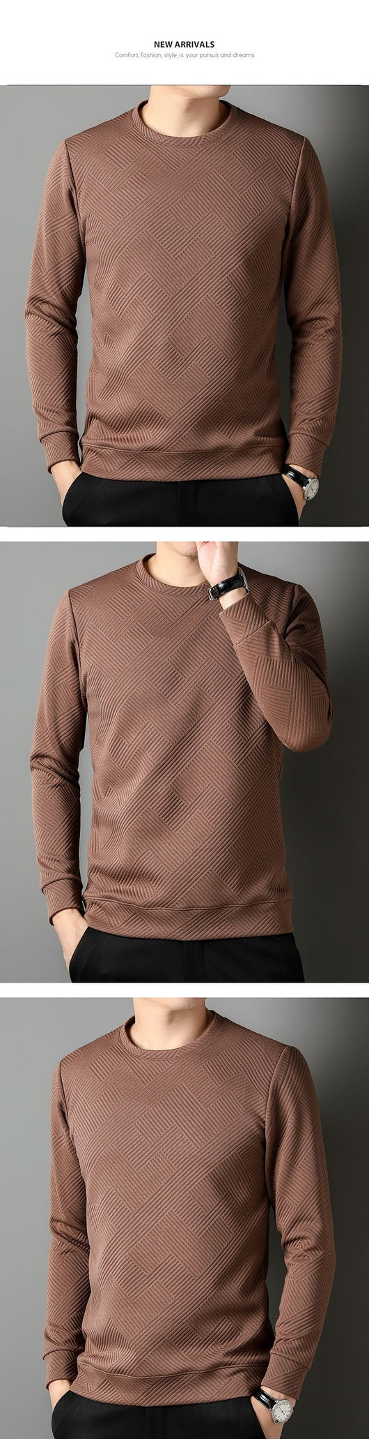 Polera Base Cuello Redondo Hombre - Primavera Otoño - Image 10