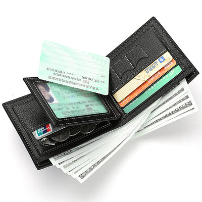 Billetera Retro para Hombre con Múltiples Compartimentos de Tarjetas - Image 6