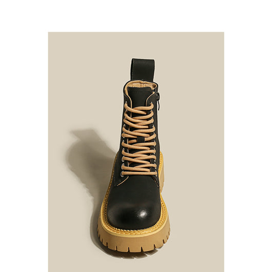 Botas Martin Estilo Británico con Suela Reforzada y Alzada - Image 4