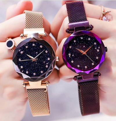 Reloj de Mujer Acero Inoxidable con Pulsera de Malla Magnética y Diseño Gipsófila - Image 10